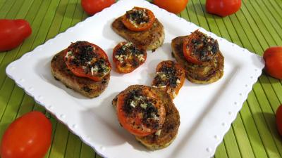 Recette Tartines de pain aux tomates