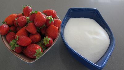 Ingrédients pour la recette : Coulis de fraises