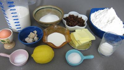 Ingrédients pour la recette : Buns
