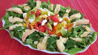 salades composées : Assiette de tétragone en salade