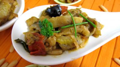 Photo : Cuillère de caponata