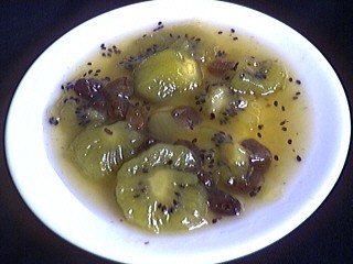 Recette Confiture de kiwis aux fruits secs
