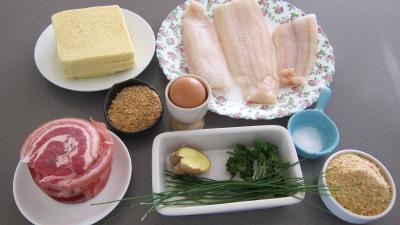 Ingrédients pour la recette : Croustillants au loup de mer