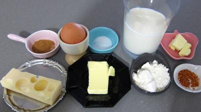 Ingrédients pour la recette : Sauce Mornay pour farcir
