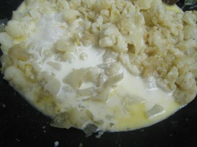 Crêpes gratinées au chou-fleur et au chèvre - 9.4