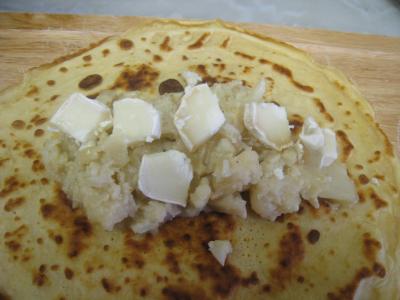 Crêpes gratinées au chou-fleur et au chèvre - 11.3