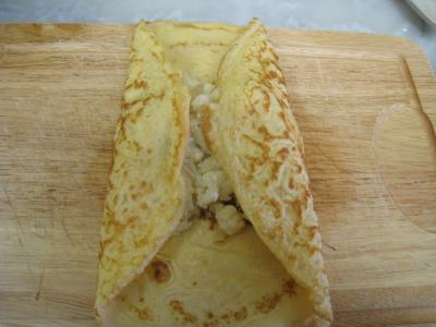 Crêpes gratinées au chou-fleur et au chèvre - 12.1