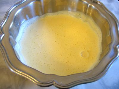 Image : recette Crème anglaise à la noix de coco