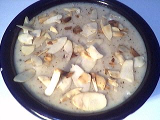 Recette Crème aux amandes et au miel
