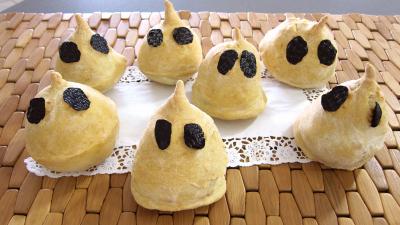 Recette Halloween les pains fantômes