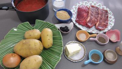 Ingrédients pour la recette : Halloween et sa purée fantôme