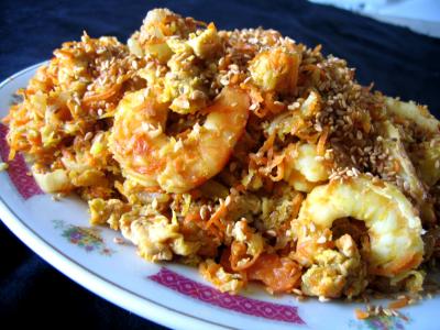 Recette Crevettes à la chinoise