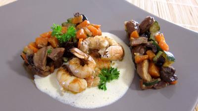 Langoustines et sauce au floc de Gascogne - 12.4