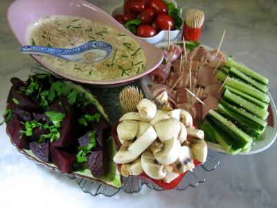 champignon : Crudités apéritif
