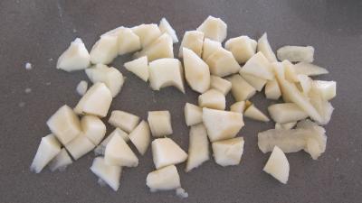Rhubarbe, croustillants, granité pommes poires - 1.2