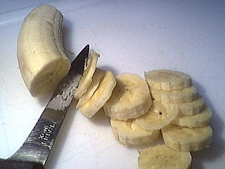 Crumble aux prunes et aux bananes - 1.2