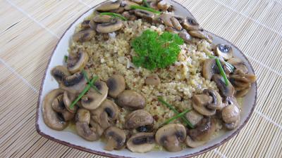 Quinoa en risotto aux champignons - 5.4