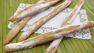 Recette élaborée : Ficelles de pain