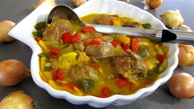 Recette Sot l'y laisse de dinde au colombo
