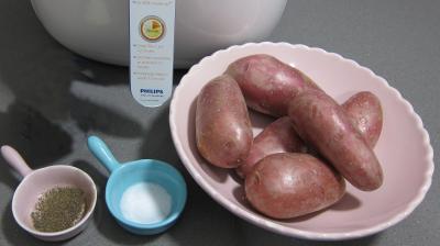 Ingrédients pour la recette : Frites régime avec la friteuse Airfryer
