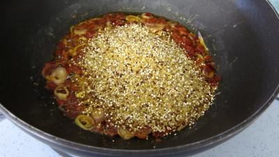 Chorizo, quinoa et coquilles Saint-Jacques - 4.4