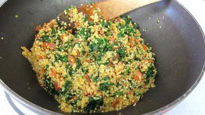 Chorizo, quinoa et coquilles Saint-Jacques - 6.4