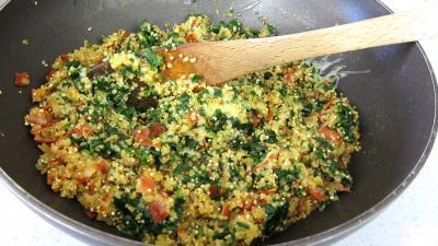 Chorizo, quinoa et coquilles Saint-Jacques - 7.2