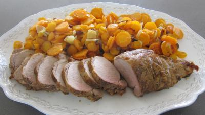 Mignon de porc aux carottes et sa sauce aux clémentines - 10.2