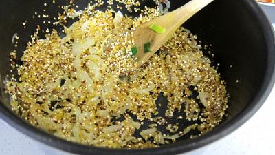 Quinoa aux poireaux et aux épinards - 8.4