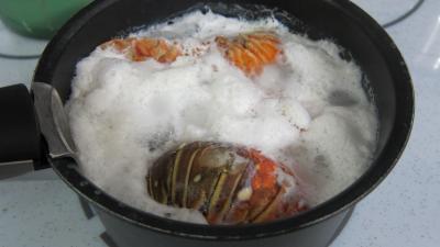 Queues de langoustes en salade - 9.1