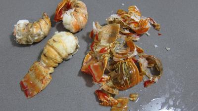 Queues de langoustes en salade - 9.3