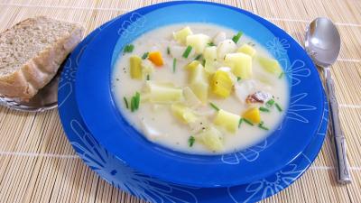 Cuisine diététique : Assiette de topinambours et sa soupe facile