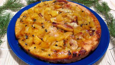 Recette Tatin à l'ananas, fruit de la passion et bananes