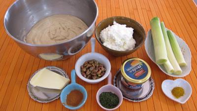 Ingrédients pour la recette : Gaufrettes aux oeufs de saumon
