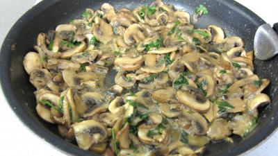 Pizza aux épinards et aux champignons - 5.3