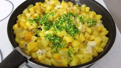 Crêpes farcies aux gésiers confits et pommes de terre - 7.3