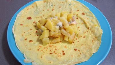 Crêpes farcies aux gésiers confits et pommes de terre - 9.1