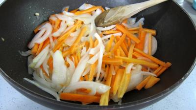 Haricots plats et gambas à la chinoise - 5.4