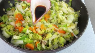 Blancs de poireaux à la chinoise et ses crêpes - 6.3
