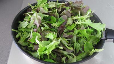 Brouillade de salades aux coquillettes - 2.2