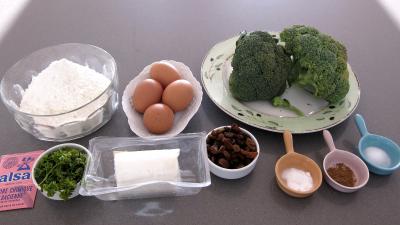 Ingrédients pour la recette : Beignets de brocolis au chèvre frais