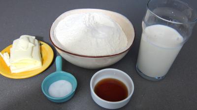 Ingrédients pour la recette : Pâte à crackers