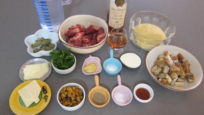 Ingrédients pour la recette : Coeurs de canard aux cèpes