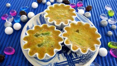 Cuisine diététique : Ramequins de flans d'asperges