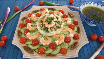 Recette Salade de gambas