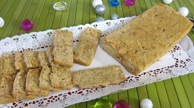 Oeufs : Plat de biscotti aux cacahètes