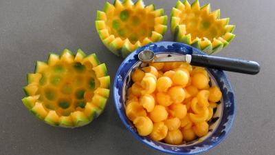 Cocktails perles de melon au porto - 2.3