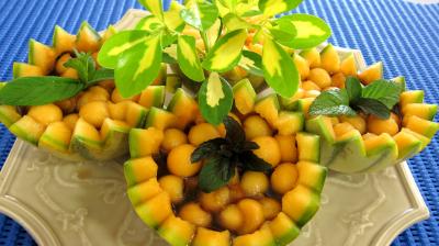 Recette Cocktails perles de melon au porto