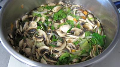 Fines herbes et légumes en velouté - 8.1
