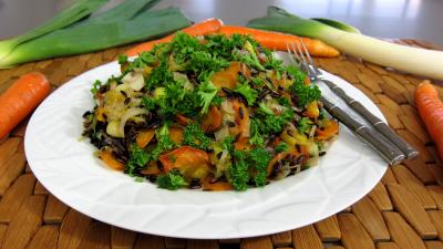 Recette Riz aux petits légumes